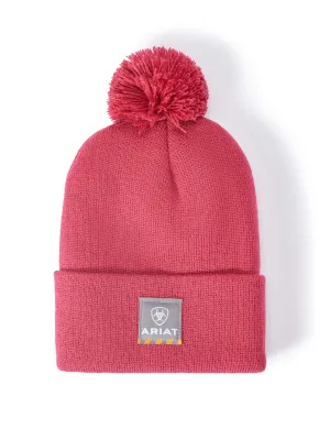 10041432 Ladies Rebar Pom Beanie