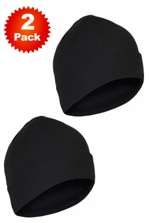 2 Pack Unisex Winter Slouch Beanie Hat