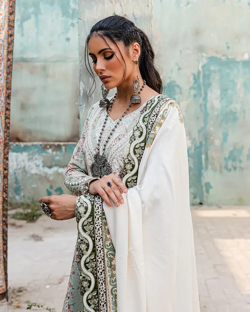 3PC READY TO WEAR KHADDAR PASHMINA SHAWL DRESS 06