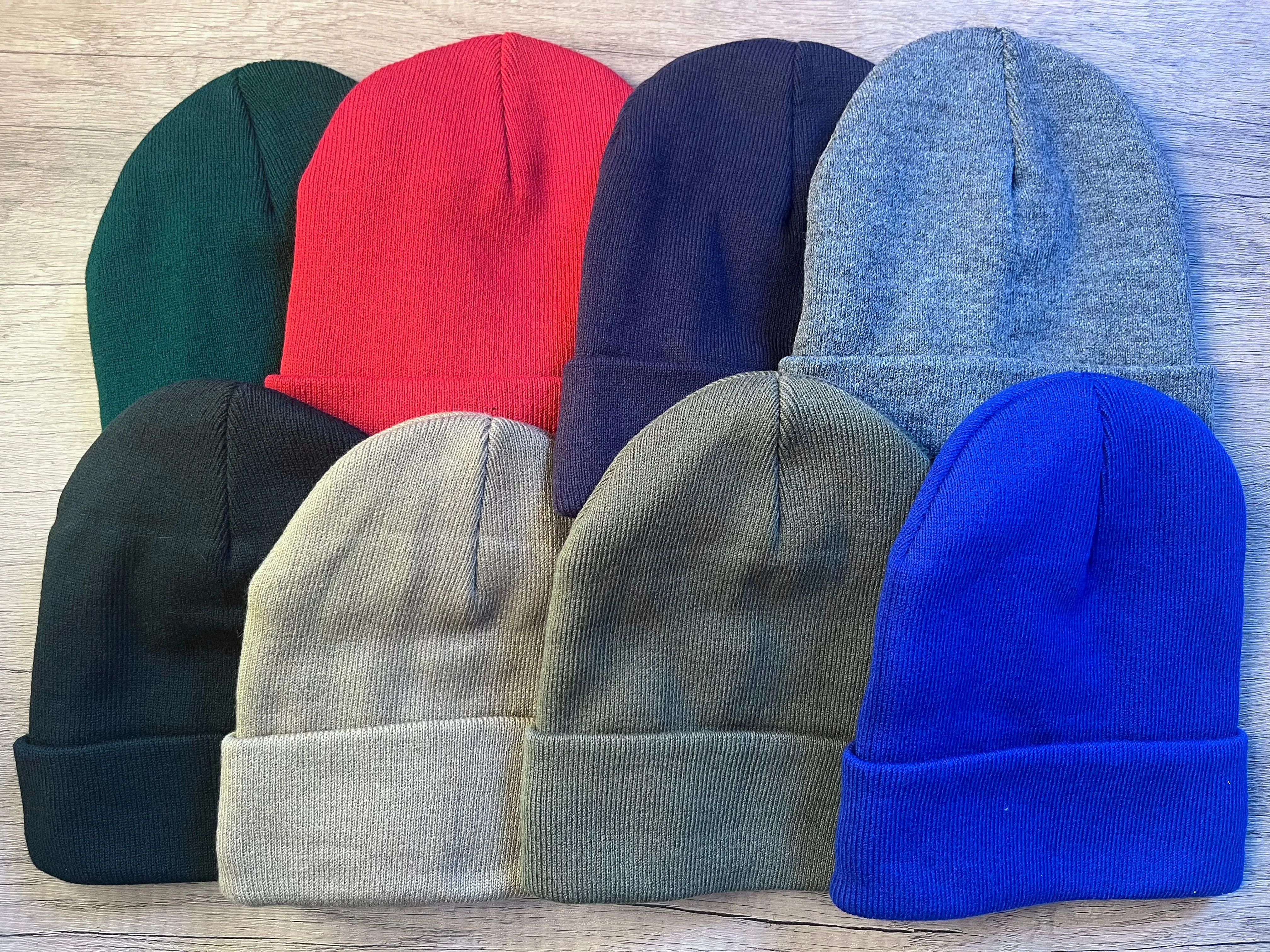 4 Wheel Drive FJ40 Land Cruiser Knitted Embroidered Beanie Toboggan Winter Hat - Reefmonkey