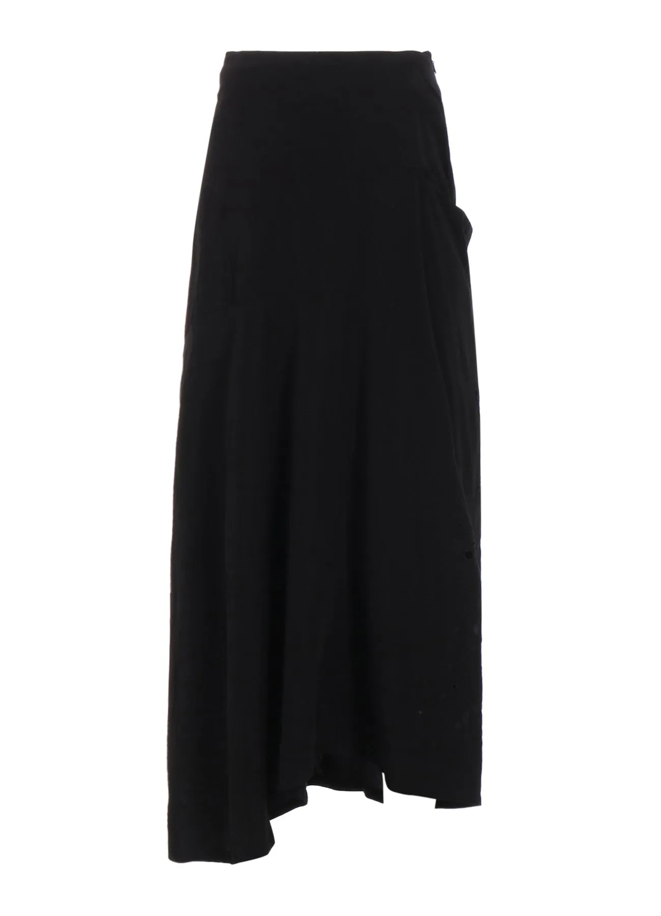 CUPRO/DUNGAREE BALLER LACE LEFT CLOTH SKIRT
