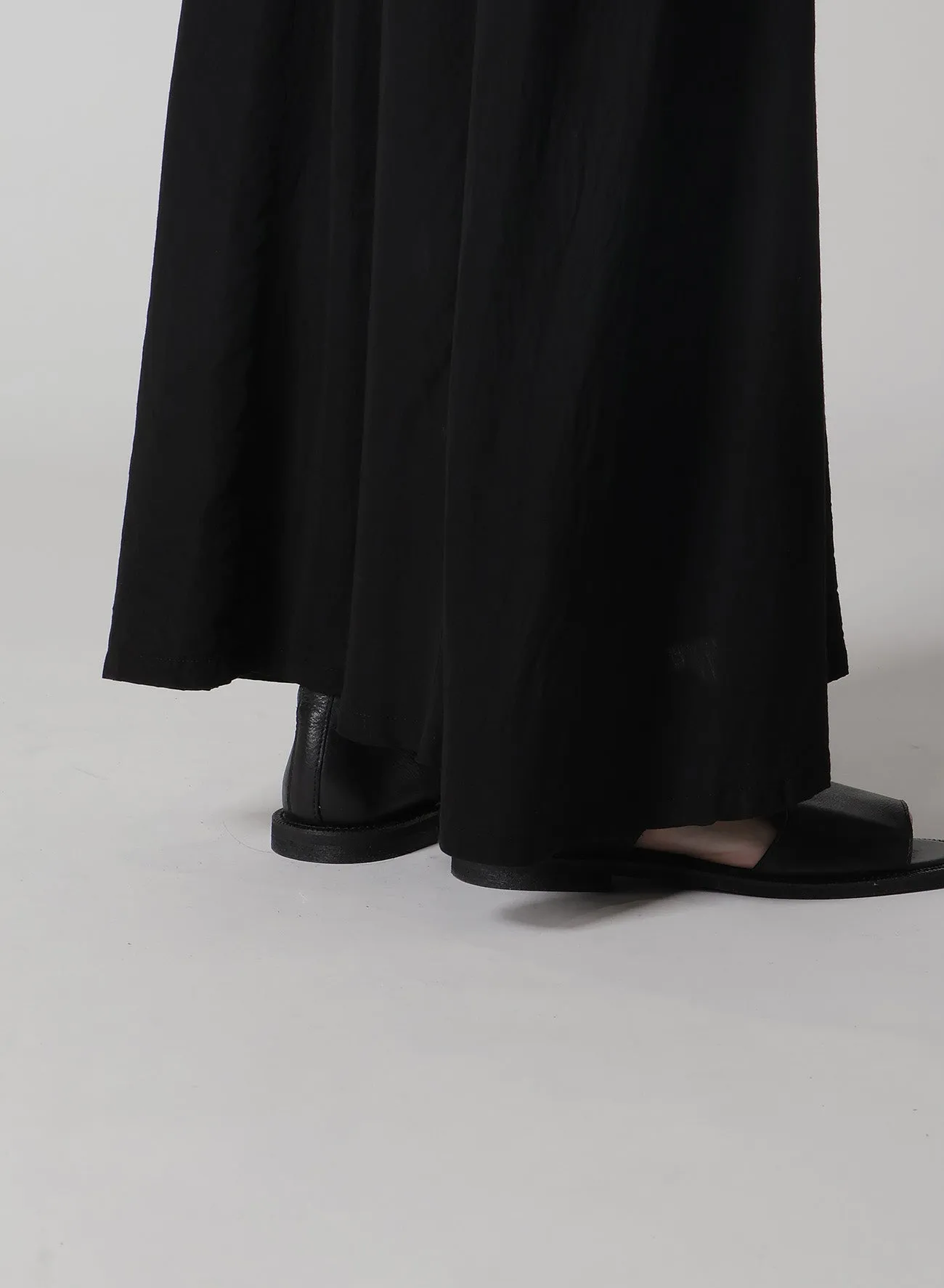 CUPRO/DUNGAREE BALLER LACE LEFT CLOTH SKIRT