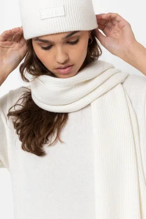 Edouard Merino Wool Scarf | Off White