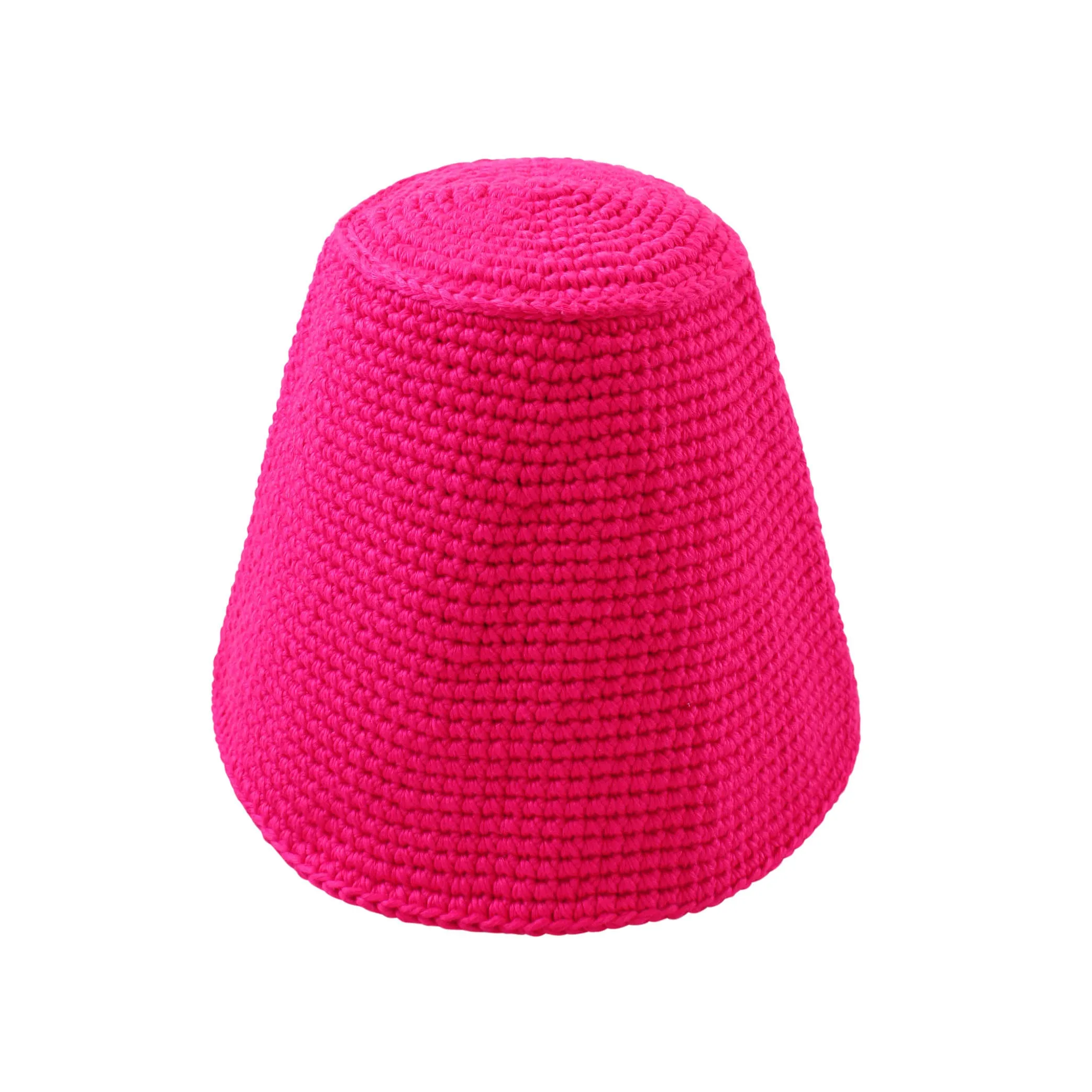 GANI Crochet Hat in Hot Pink