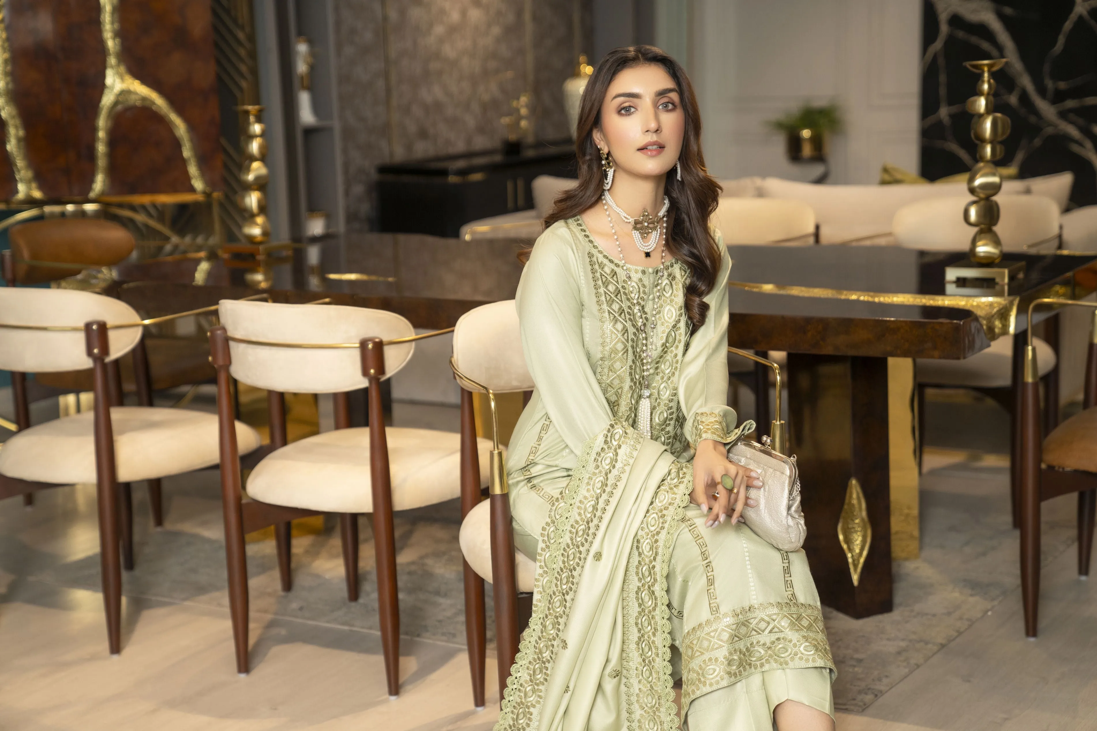 PASHMINA WINTER SHAWL COLLECTION BY SAKEENA HASAN SHP3