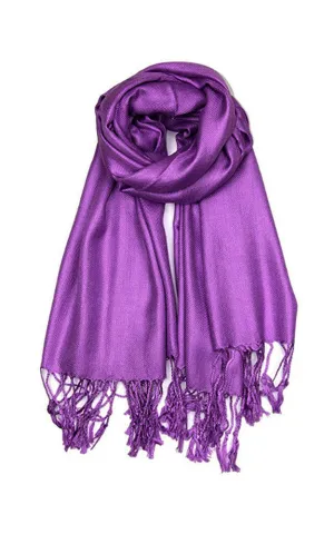 PP001-41 Purple Pashmina Scarf