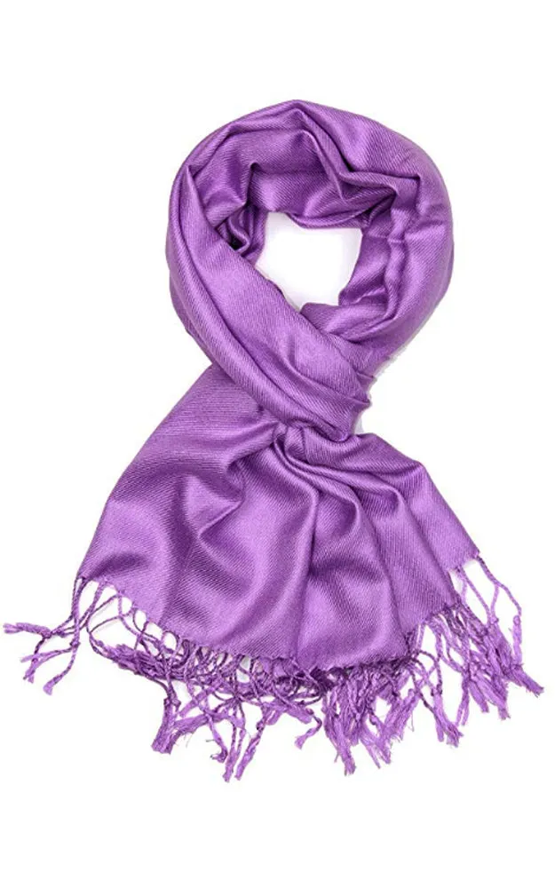 PP001-41 Purple Pashmina Scarf