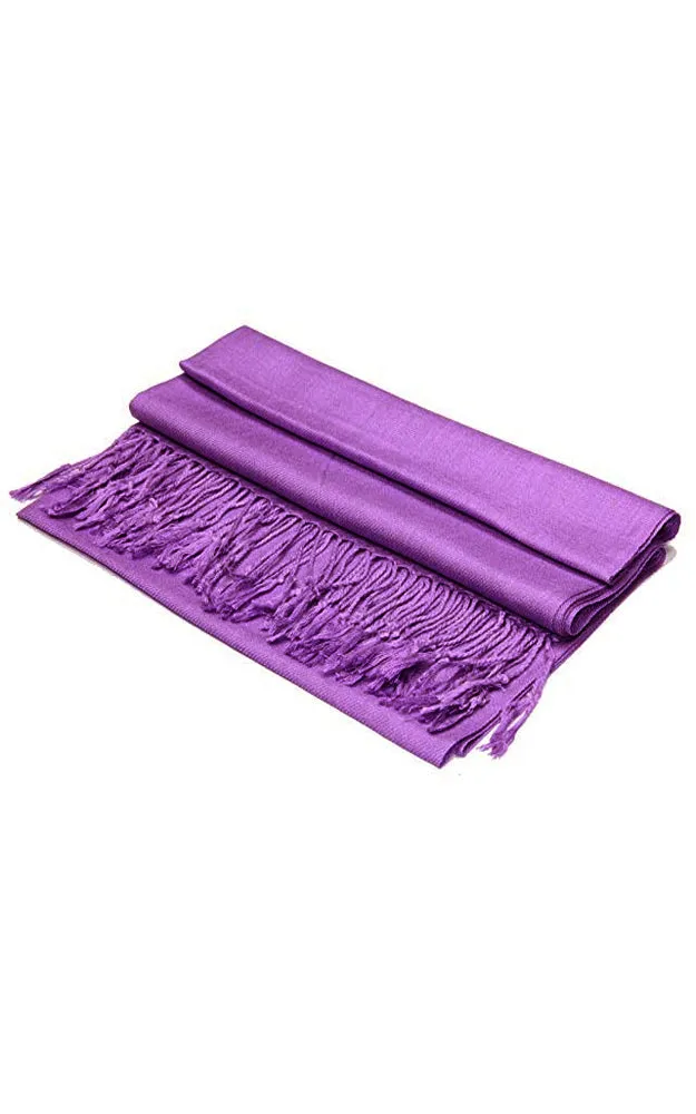 PP001-41 Purple Pashmina Scarf