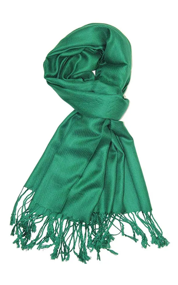 PP001-52 Forest Green Pashmina Scarf