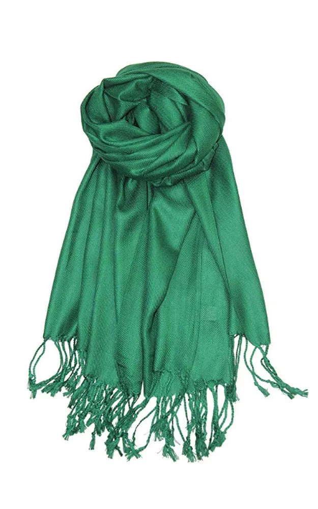 PP001-52 Forest Green Pashmina Scarf