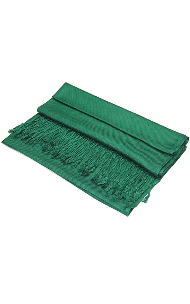 PP001-52 Forest Green Pashmina Scarf