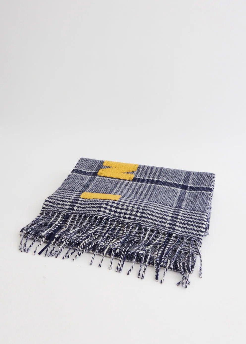 Prince of Wales Logo Wool Scarf